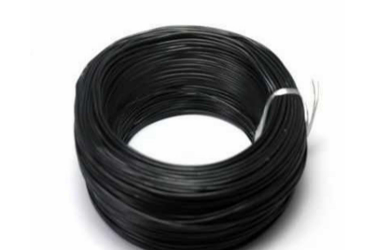 CABLE BLACK 1x0,50 15cm THT