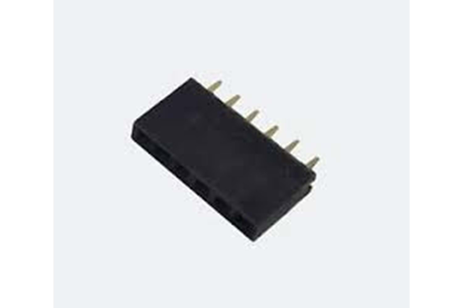 HEADER 1x6 2.54MM 180* FEMALE THT