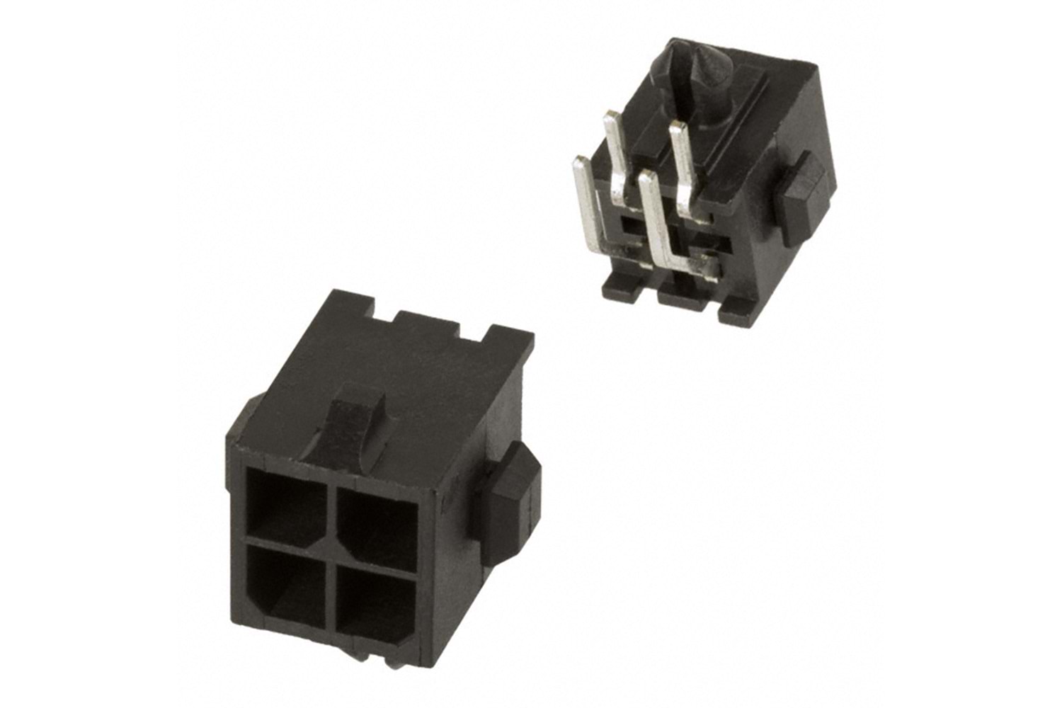 CONN 4P 3.00mm DUAL THT