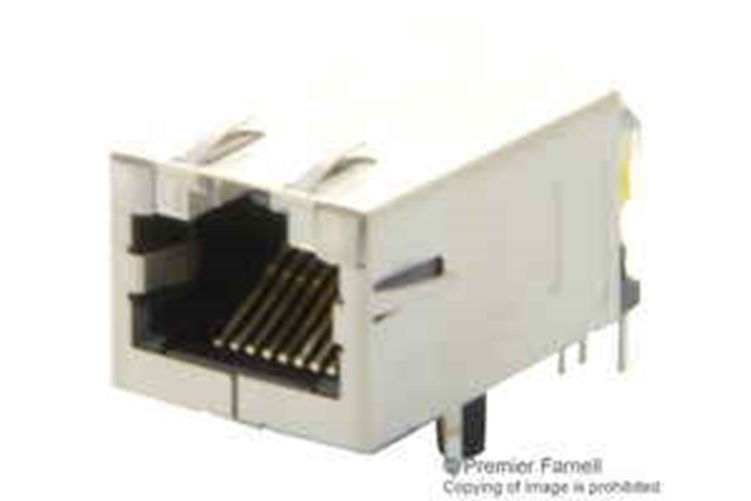 CONN MAGJACK 1PORT 90° THT