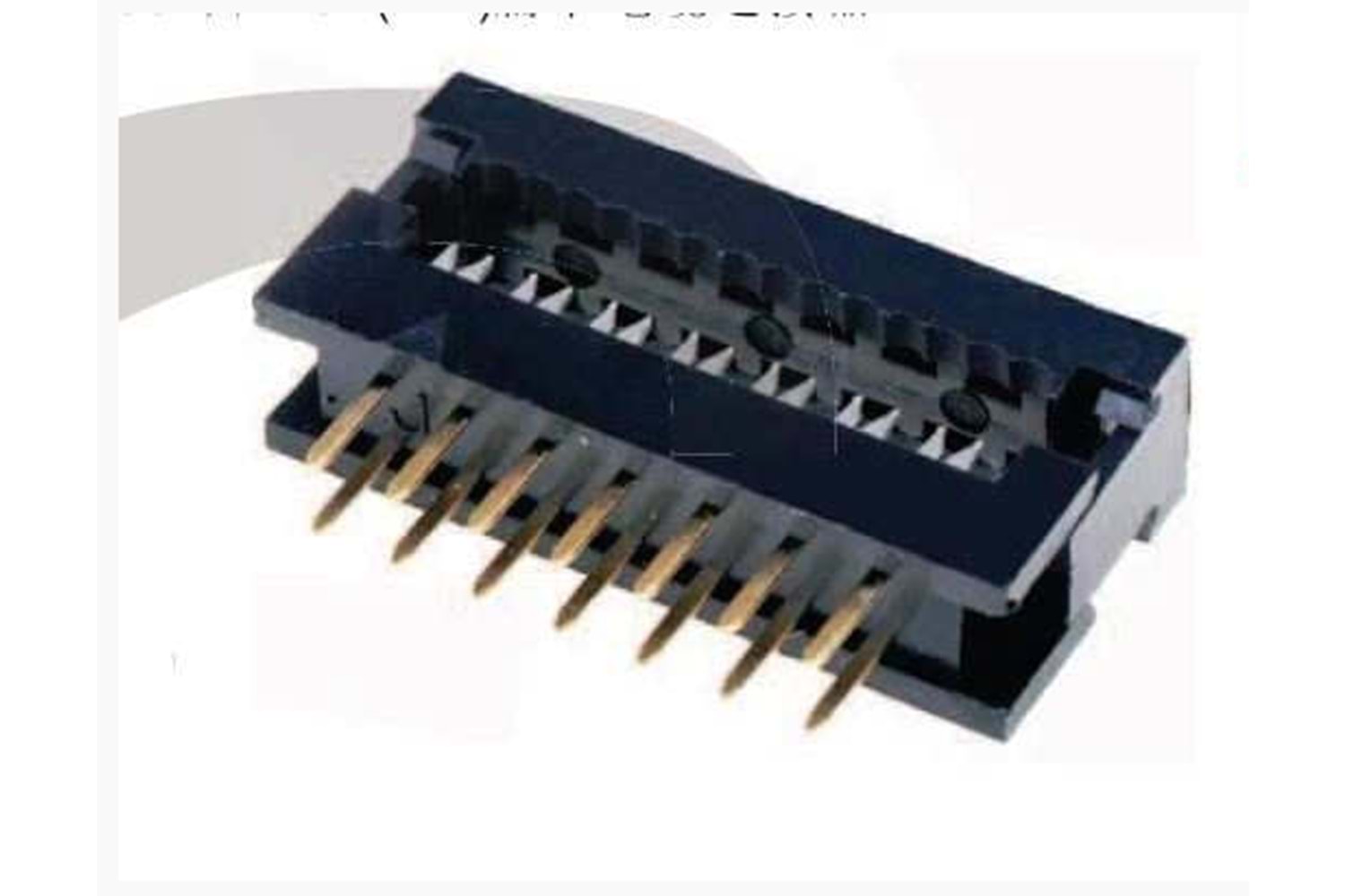 CONN 10P 90°MALE IDC