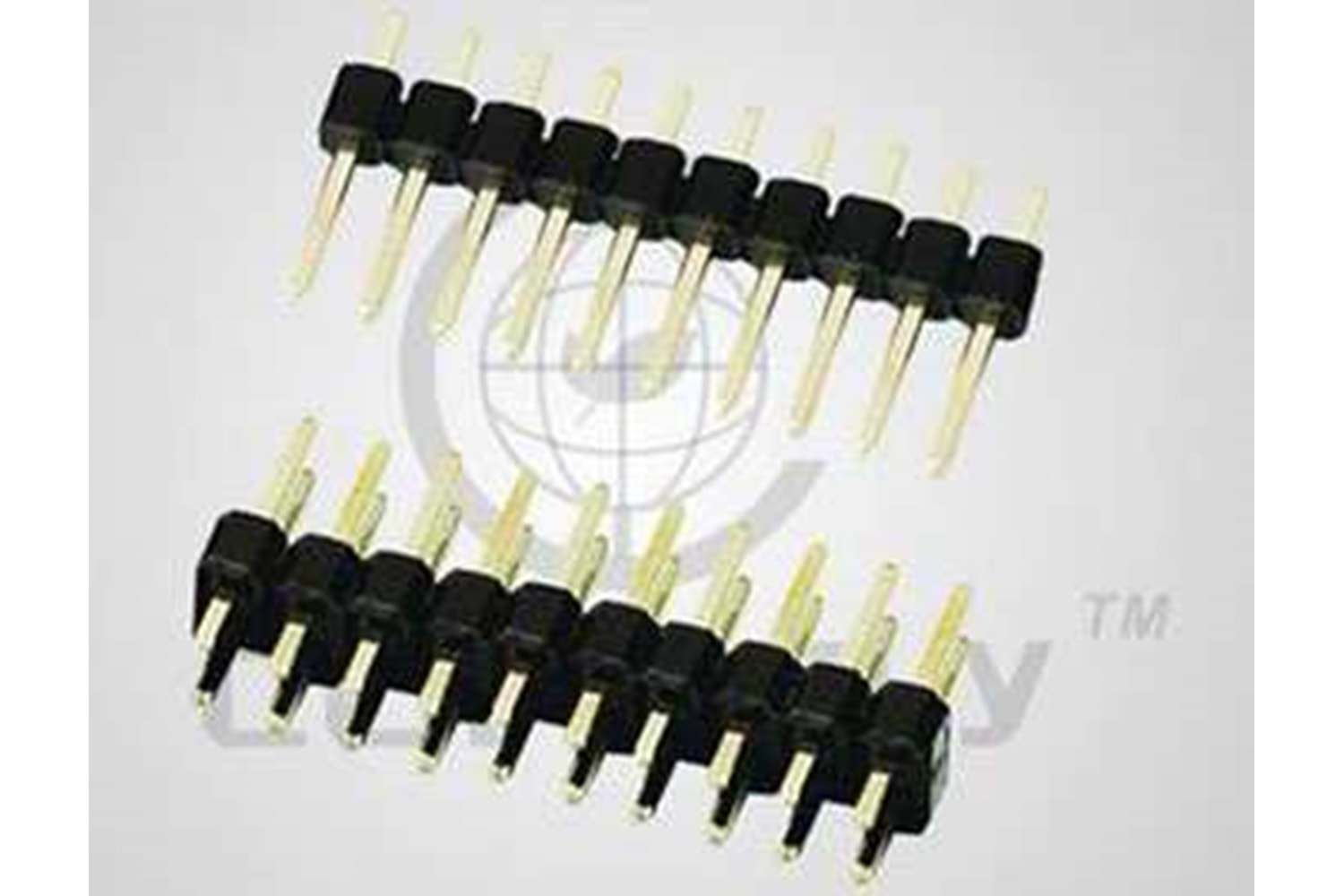 HEADER 1x40 2.54MM 11.60mm 180* MALE THT