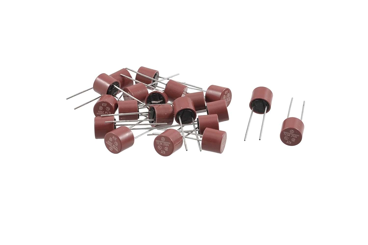 FUSE 5A 250V CYLINDRICAL PLASTIC THT
