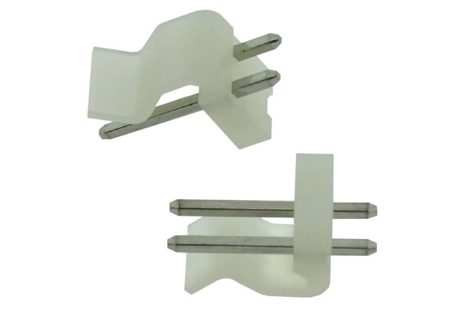 CONN 2P 3.96MM 180* 16.5MM WHITE TIN MALE THT