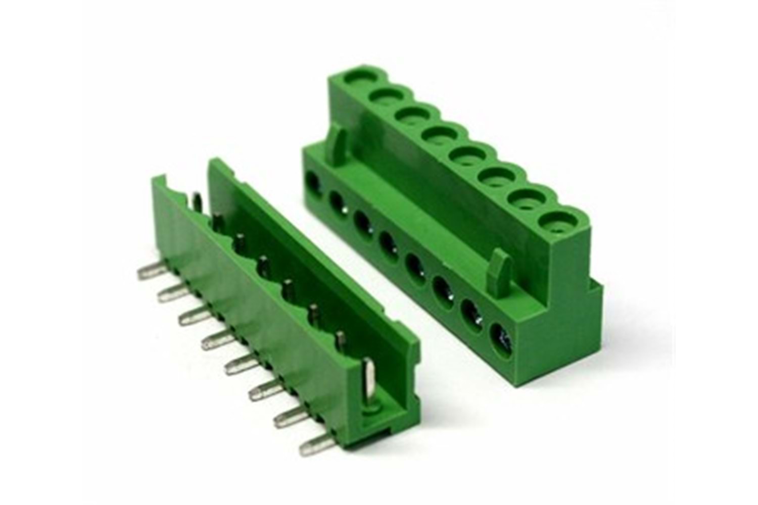 TERM 8P 5.08MM GREEN FEMALE THT