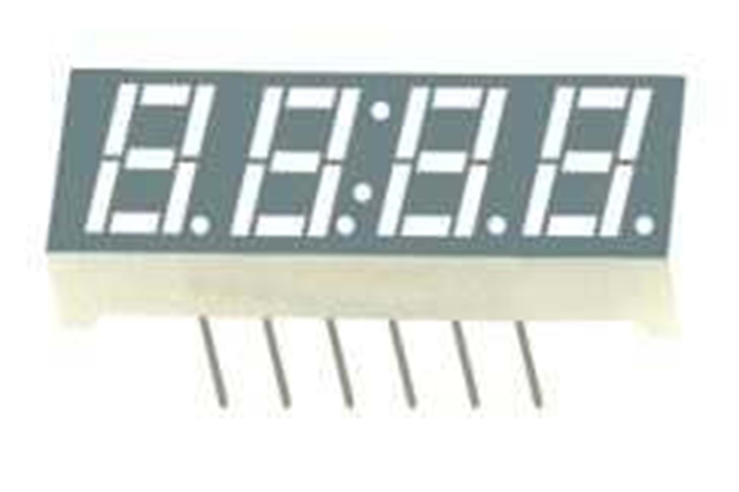 LED DSP ULTRA HI RED 7.00mm 4DIGIT (-) THT