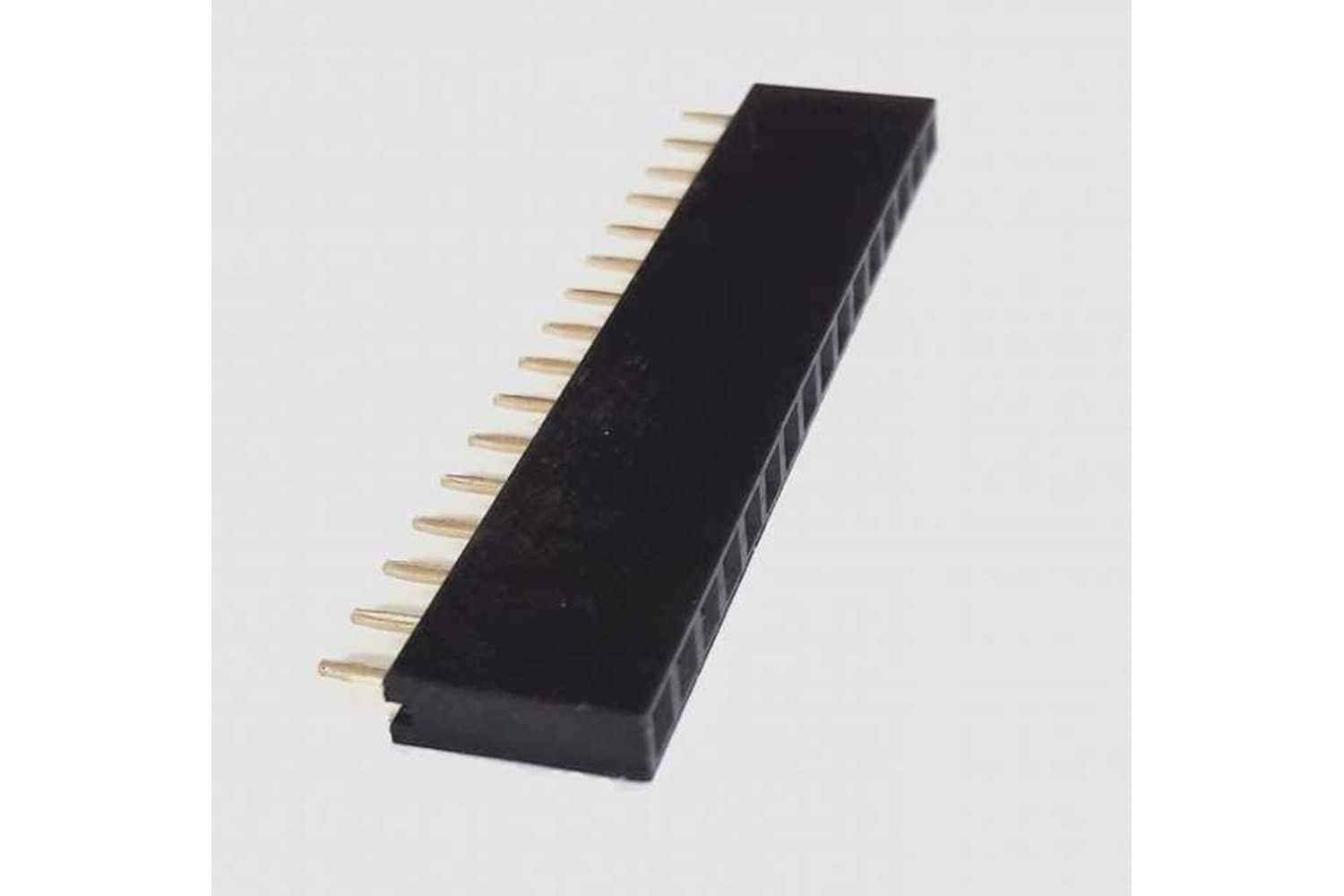PIN HEADER 1x19 2.54mm 180* FEMALE THT