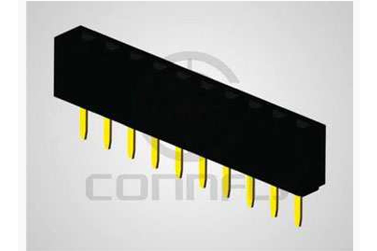 HEADER 1x40 2.00mm 7.00mm 180* V/T TUBE FEMALE THT