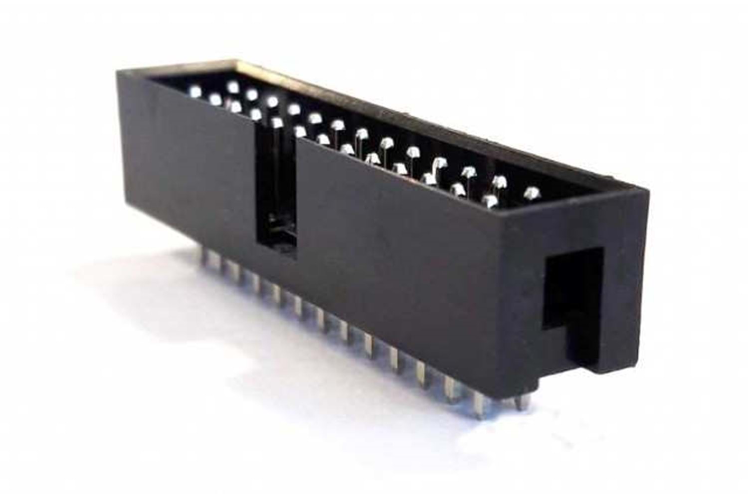 CONN BOX HEADER 26PIN(2x13) 2.54mm THT V/T MALE BLACK