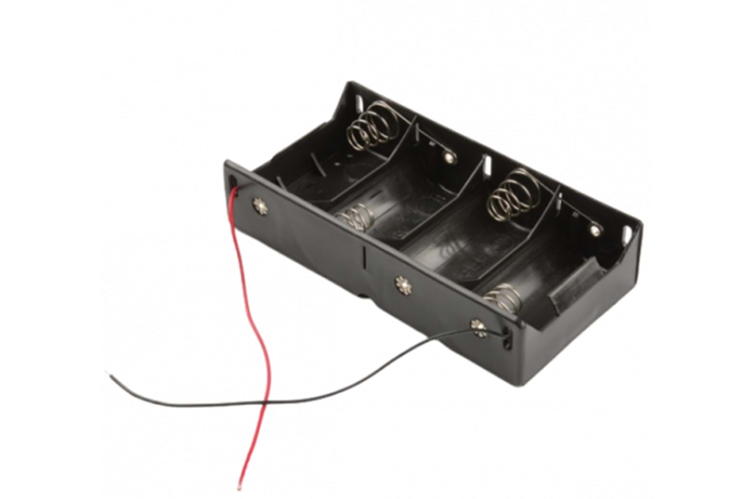 BATTERY 4 LÜ UM-1 / D BOY KABLOLU PİL YUVASI THT