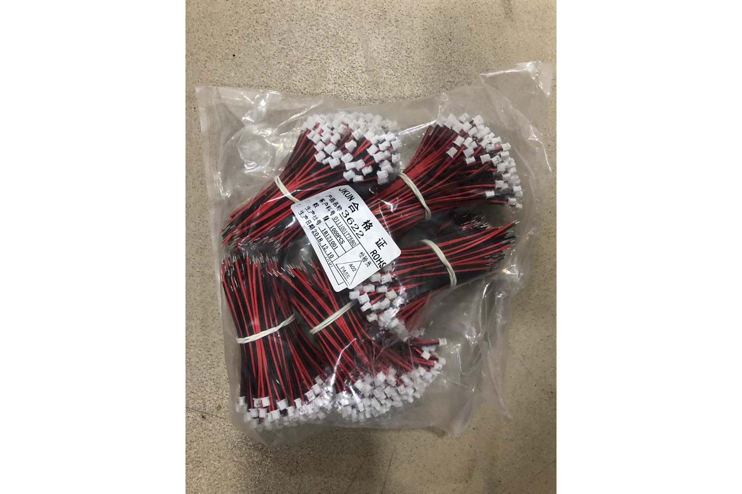 CABLE 3622 2P(1,25MM) 6CM