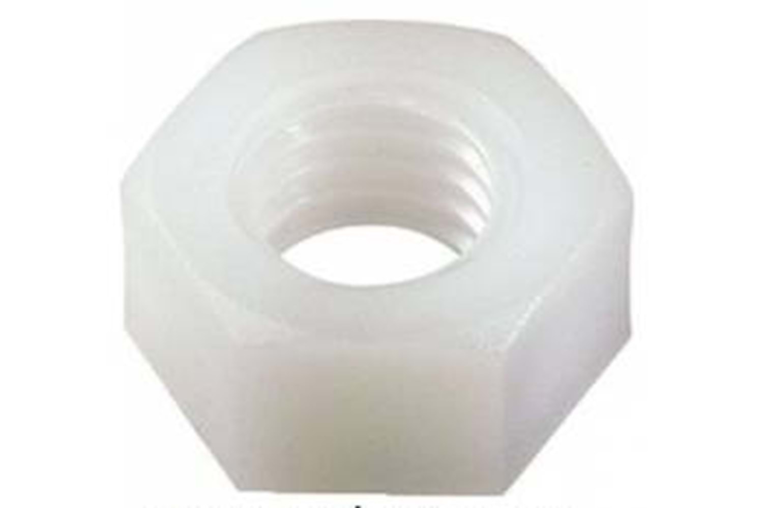 PLASTIC NUT M3 H:2.5mm OUTER D:5.6mm HEX
