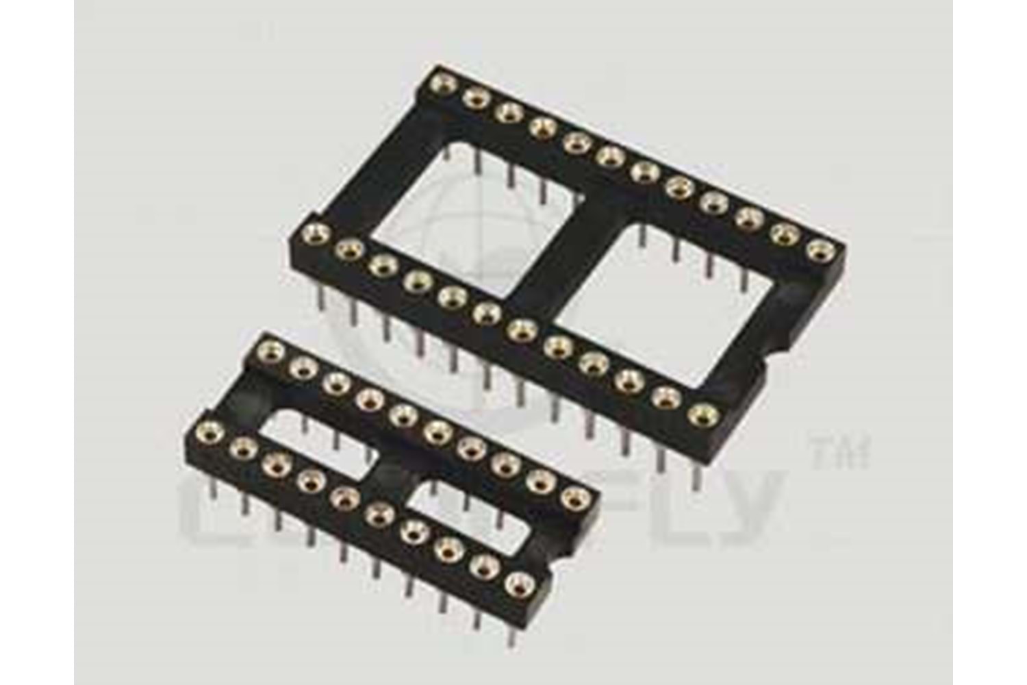IC-SOCKET 18PIN PRECISION 0.3(7.62MM) CONNFLY THT