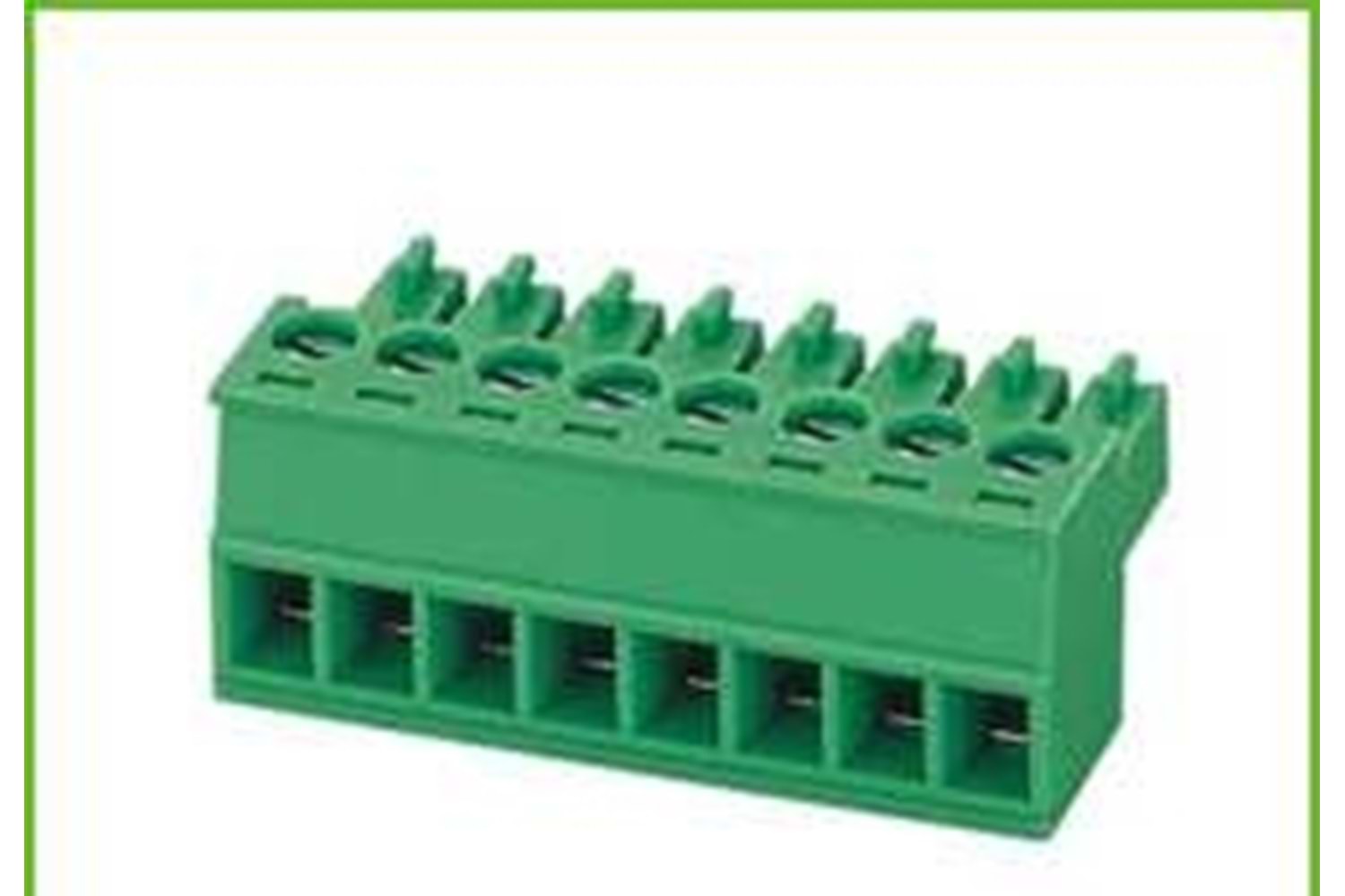 TERM 9P 3.81mm GREEN FEMALE