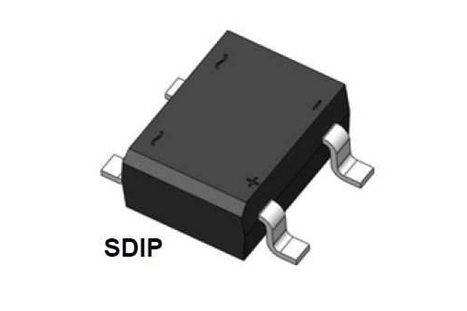 DIODE BRIDGE 1A 1000V 8.13x6.20mm SMD