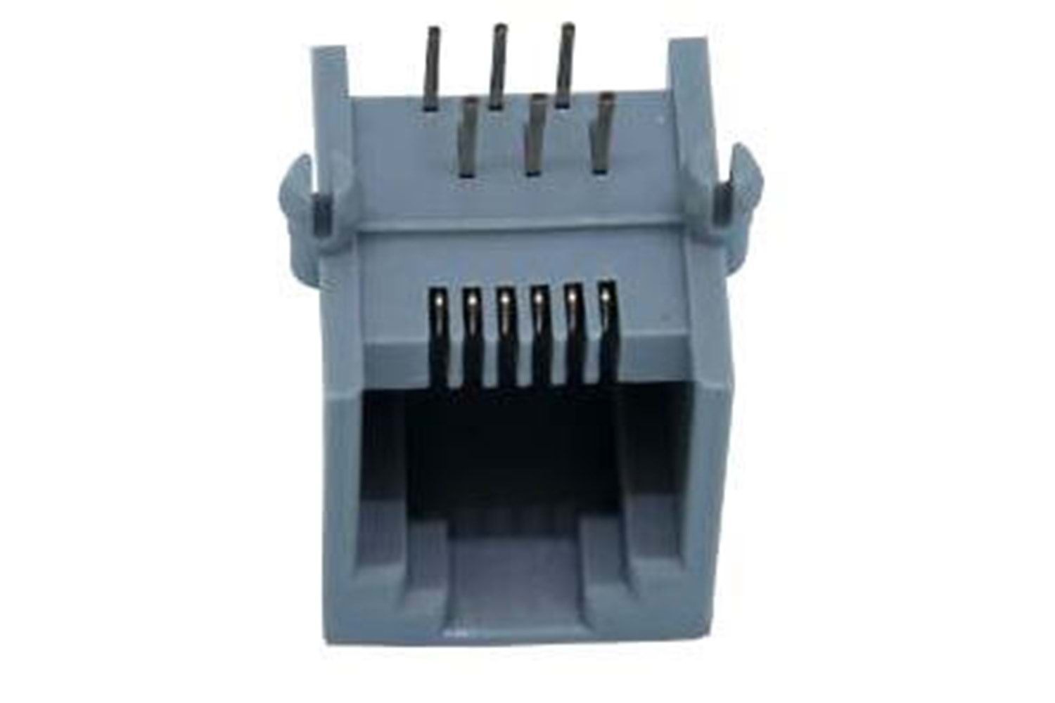 JACK 6P6C THT 90* MODULAR GRAY THT