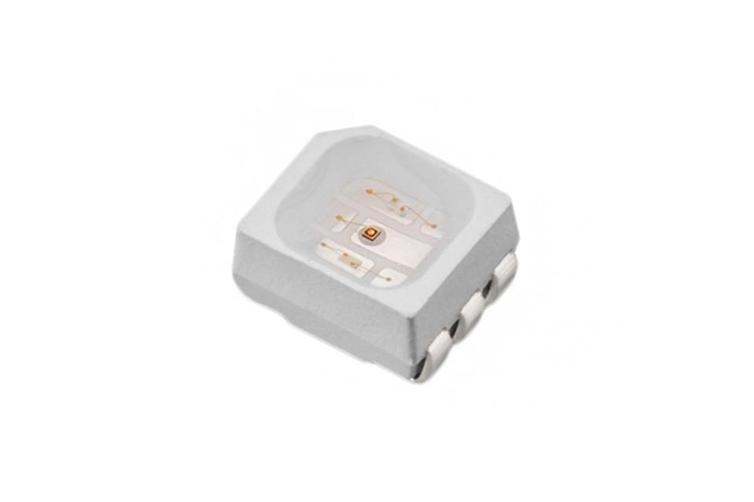 LED RGB CLEAR 6PLCC SMD