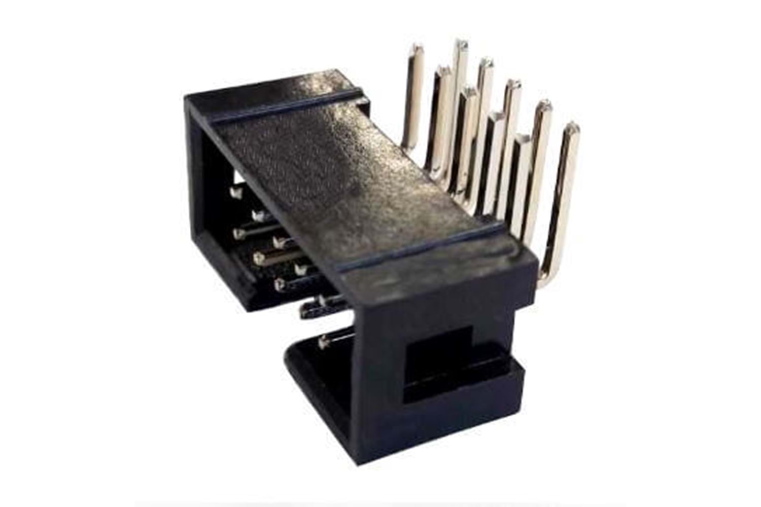 CONN 10P 2X5 2.54MM 90* MALE THT