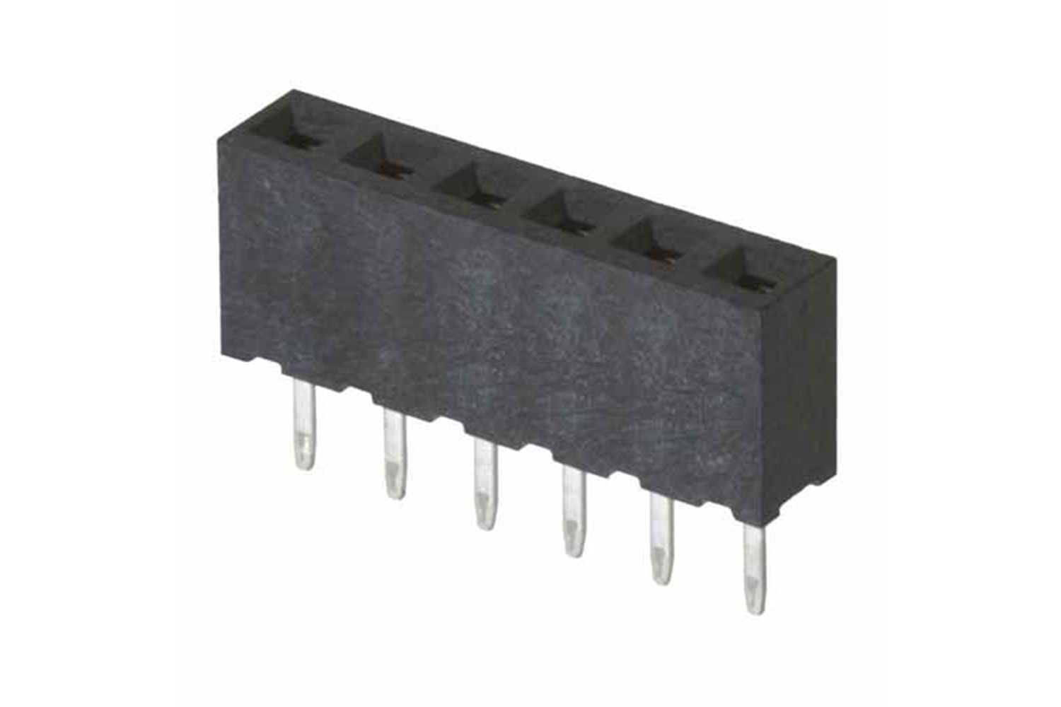 PIN HEADER 1x6 2.00mm 180° FEMALE