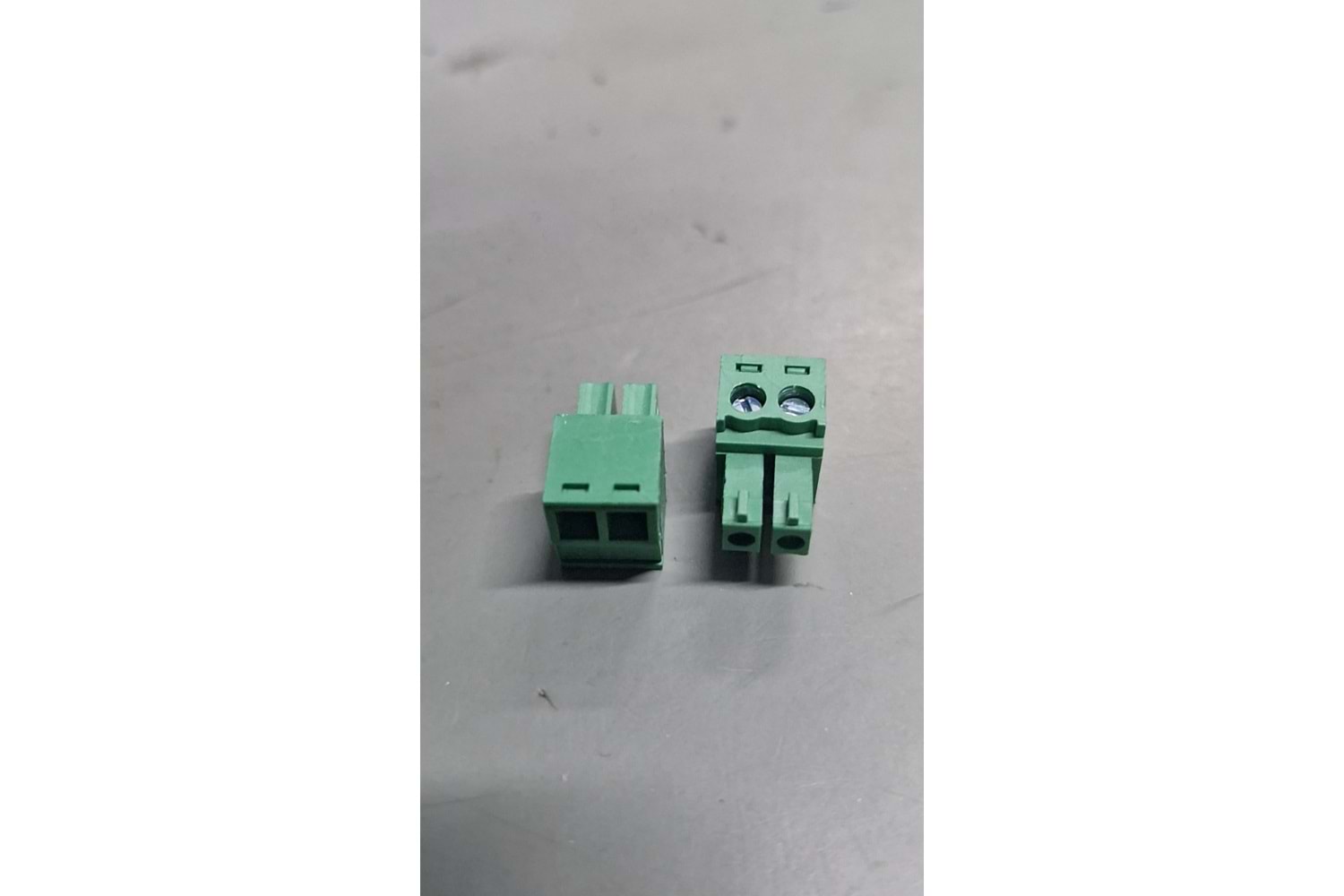 TERM 2P 3.81MM GREEN FEMALE THT