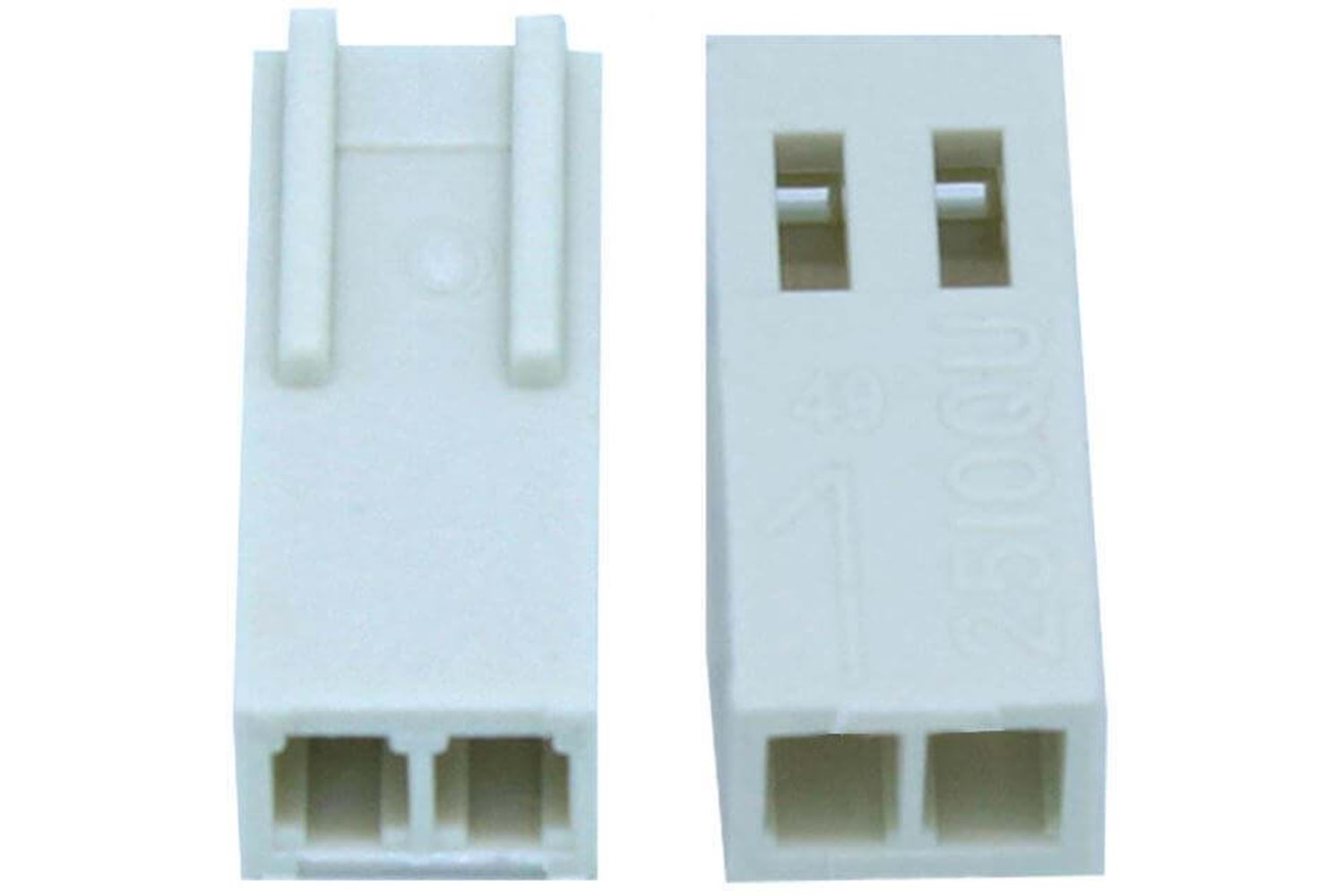 CONN 2P 2.54MM 180* FEMALE THT