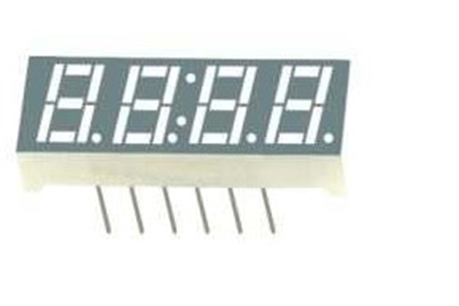 LED DISPLAY 9,20MM 4DIGIT ULTRA RED THT