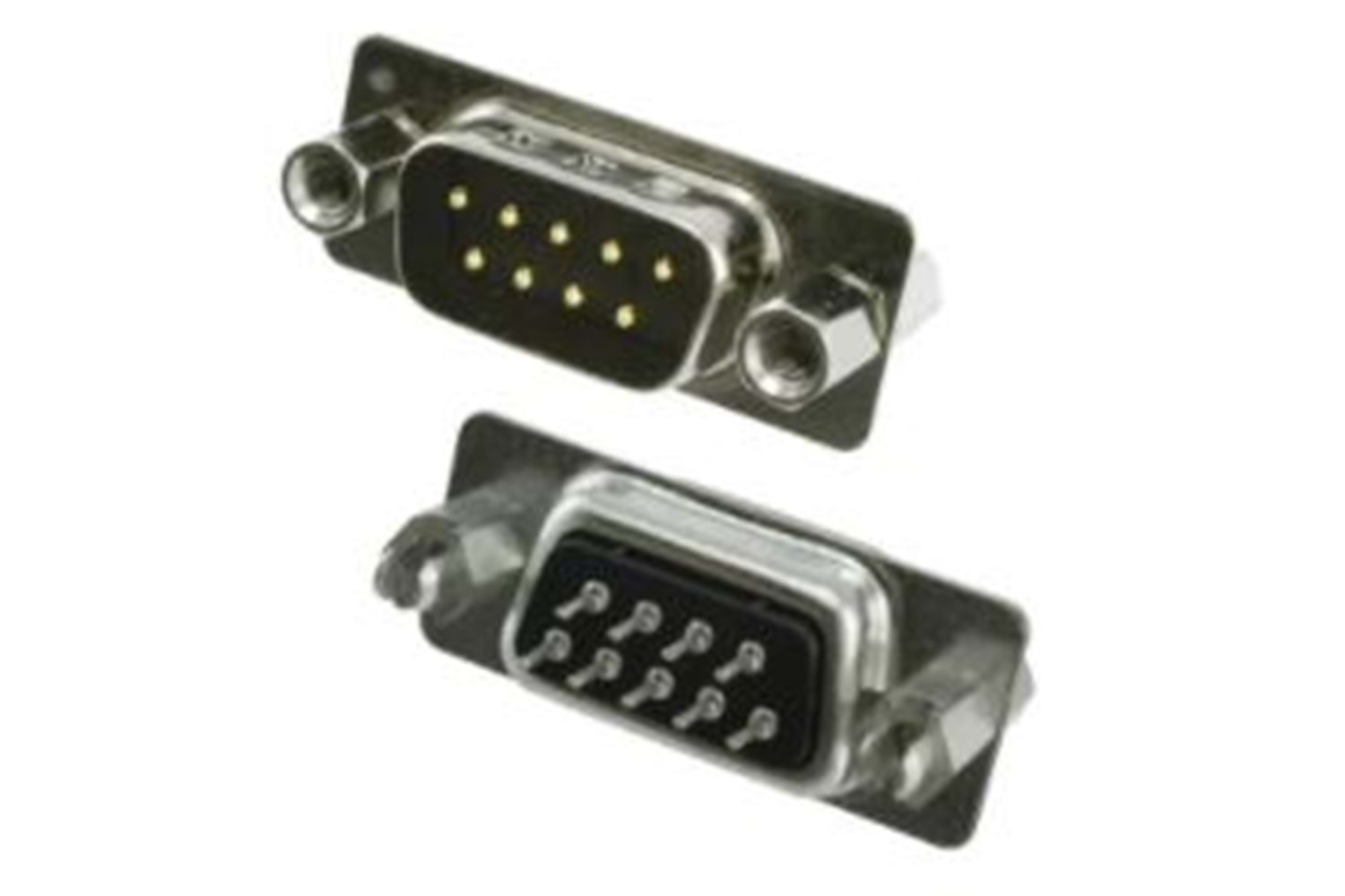 CONN D-SUB PLUG 9P VERT SLDR THT