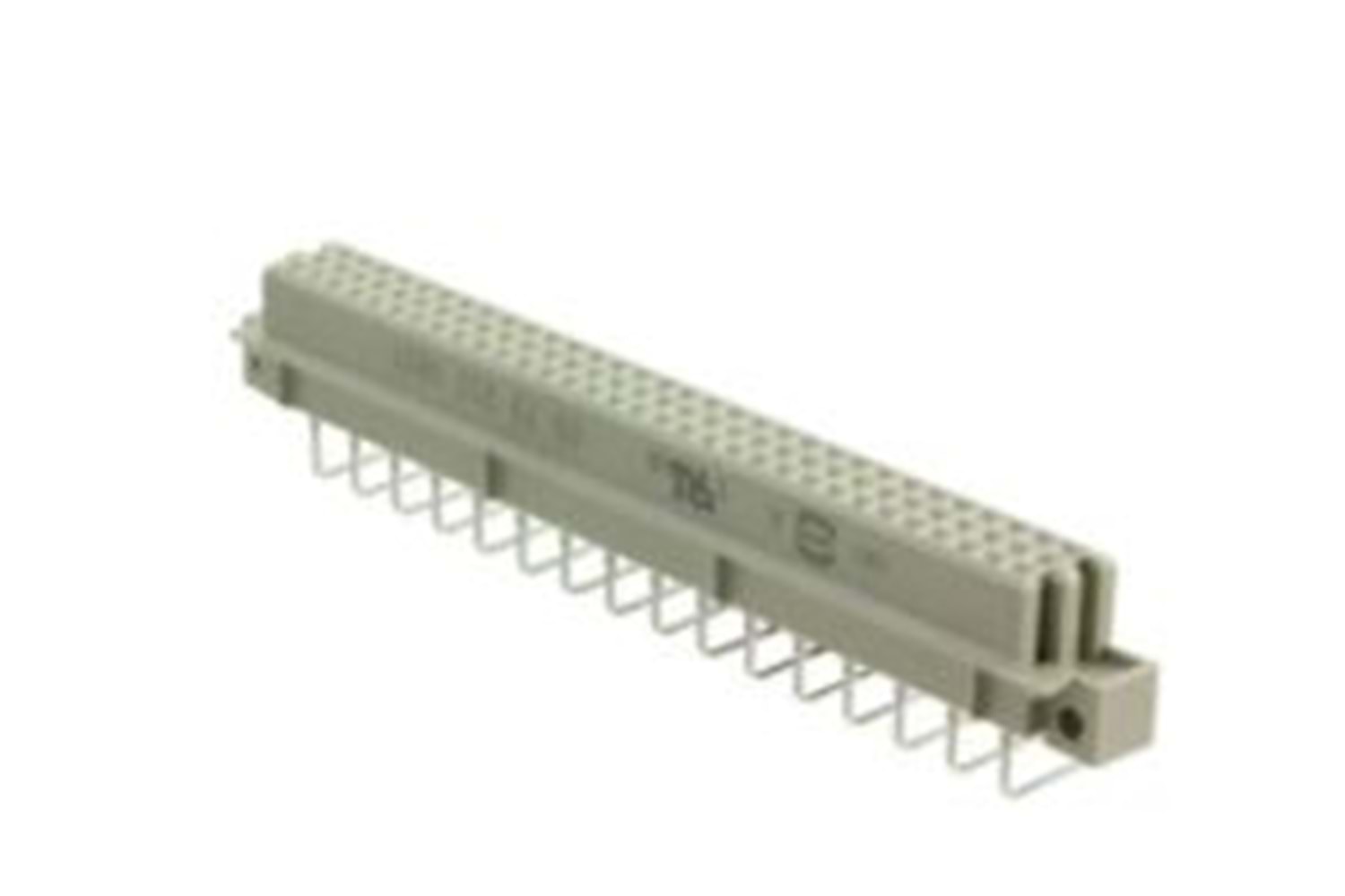 CONN DIN RCPT 96P PCB RA GOLD THT