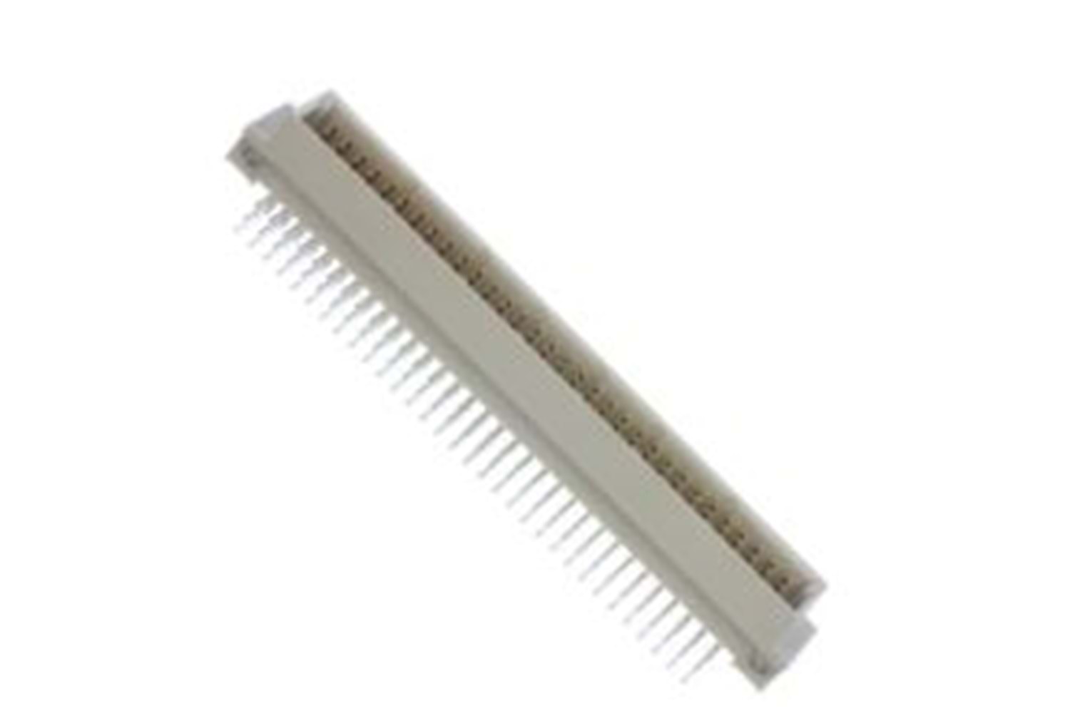 CONN DIN PLUG 96P PCB RA GOLD THT