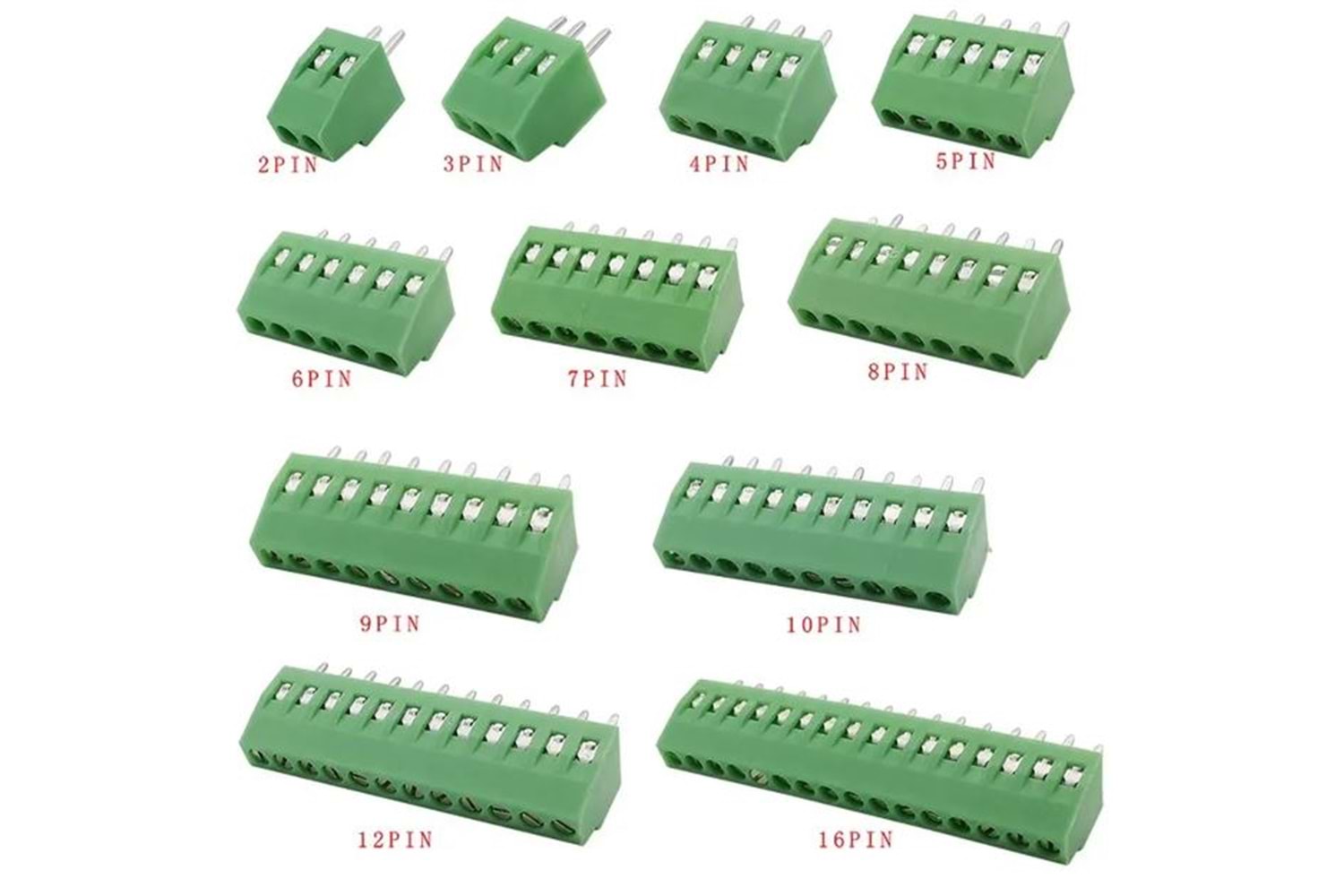 TERM BLK 5.00MM 2P PCB TYPE 0 BOY GREEN THT