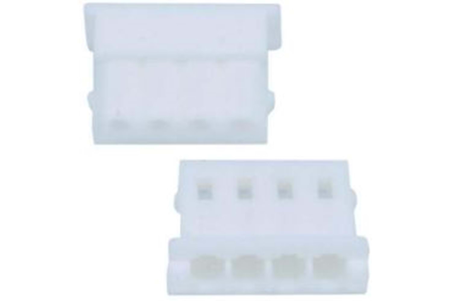 CONN 4P 2.50MM 180* WHITE TIN FEMALE THT