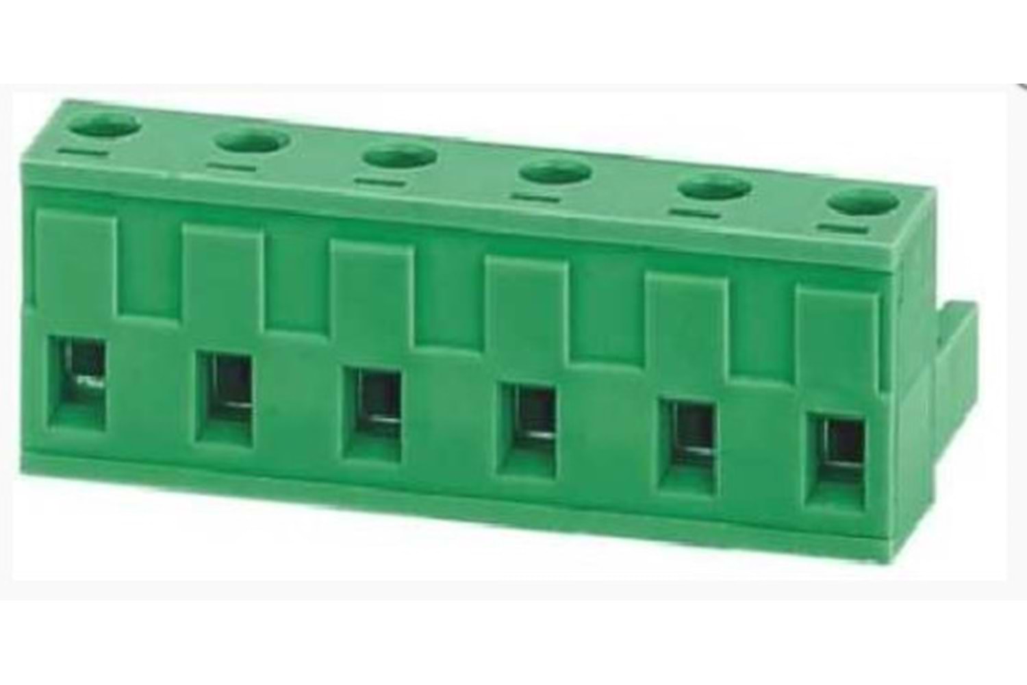 TERM 2P 7.62MM GREEN FEMALE THT