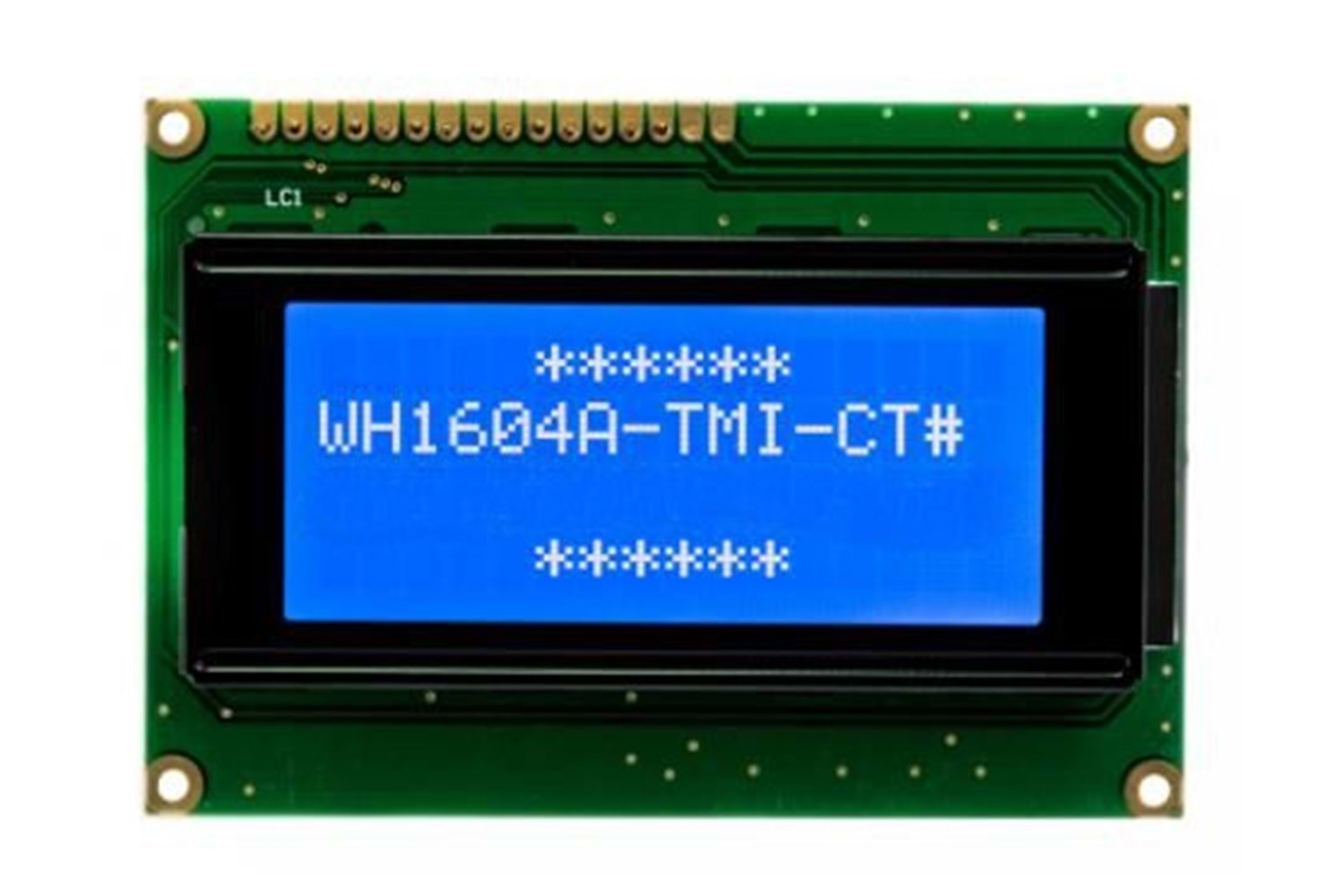LCD DSP 16x4 87x60x13,5MM LEDB.LIGHT WHITE BLUE