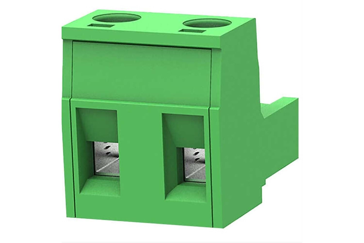 TERM 2P 7.62MM GREEN FEMALE THT