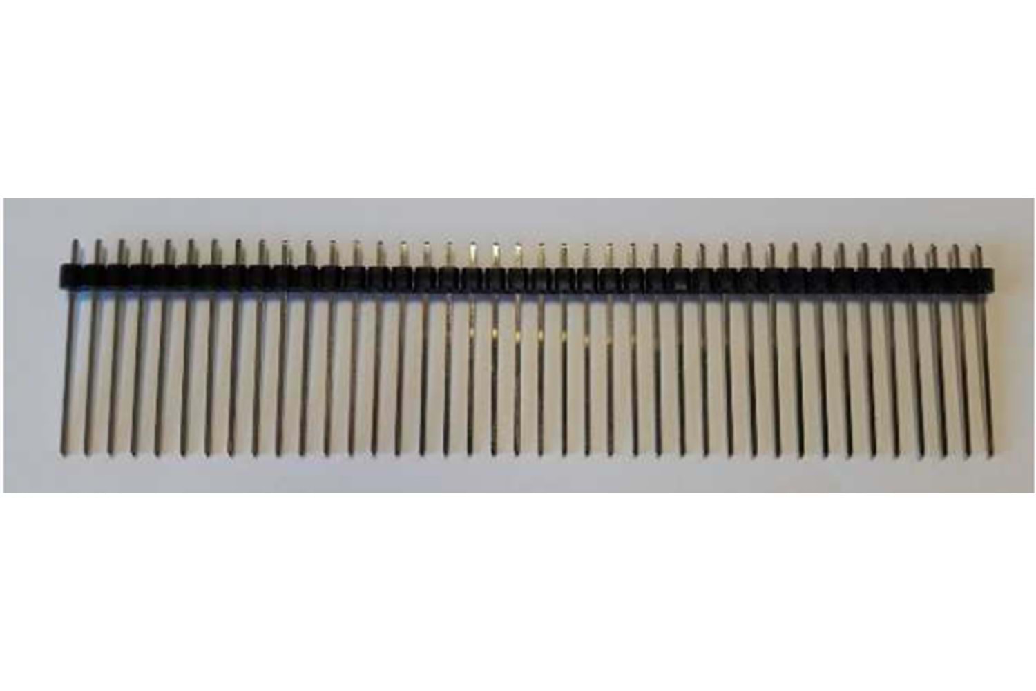 HEADER 40P (1X40) 2.54MM 23.50mm 180* MALE THT