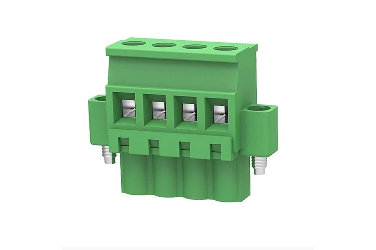 TERM.BLK 4P 5.08MM 180C GREEN FEMALE SCREW MOUNT