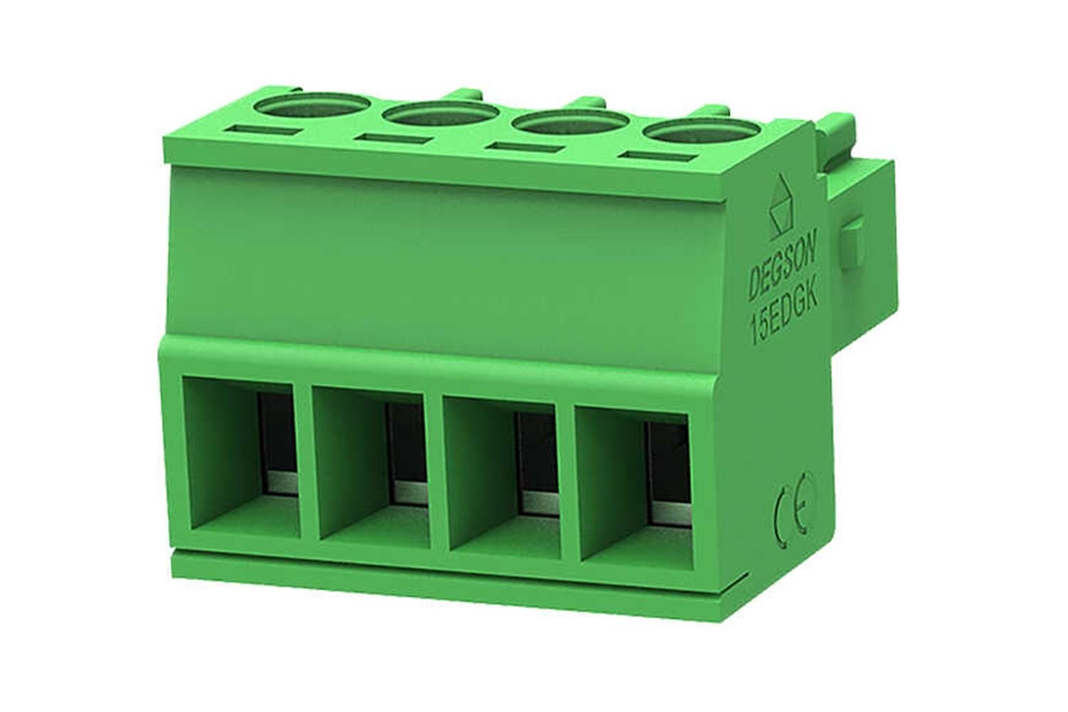 TERM 4P 3.50MM GREEN FEMALE