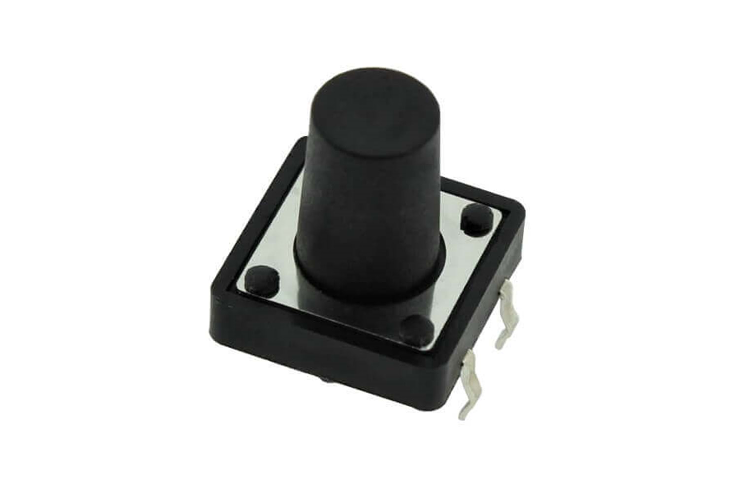 SWITCH TACT 12x12 14mm BLACK THT