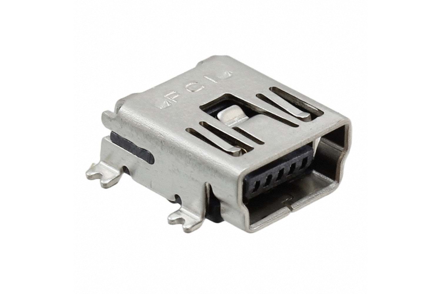 CONN RCPT USB MINI B TYPE 5P 90* FEMALE SMD