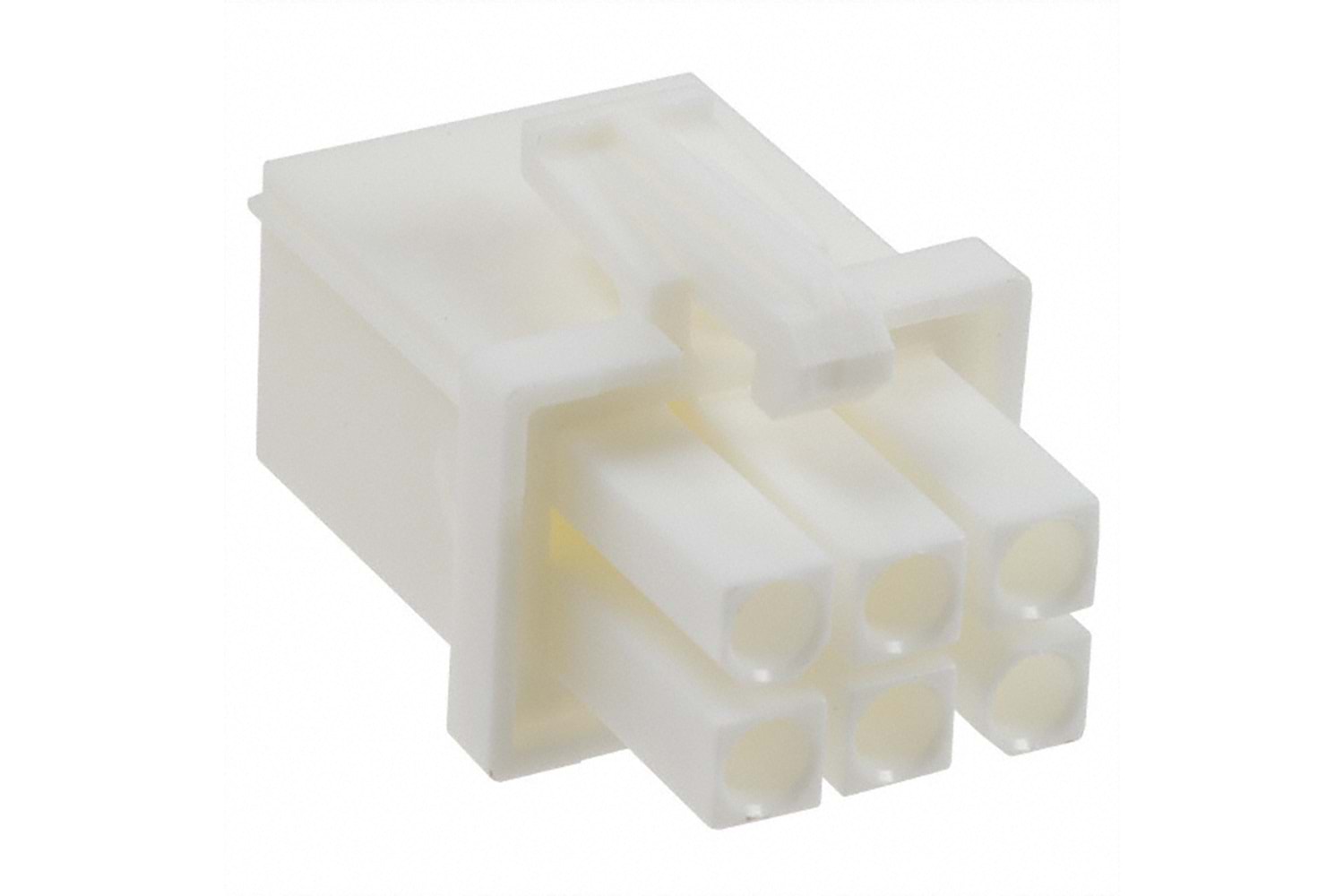 CONN PLUG HSG 4.14MM 6P WHITE SMD