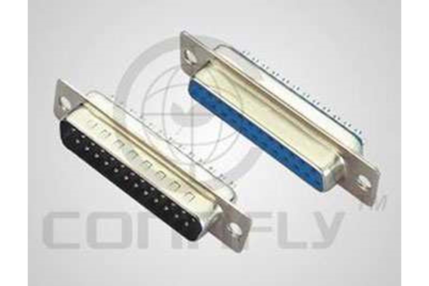 CONN DSUB 9P SOLDER TYPE 180C MALE BLACK THT