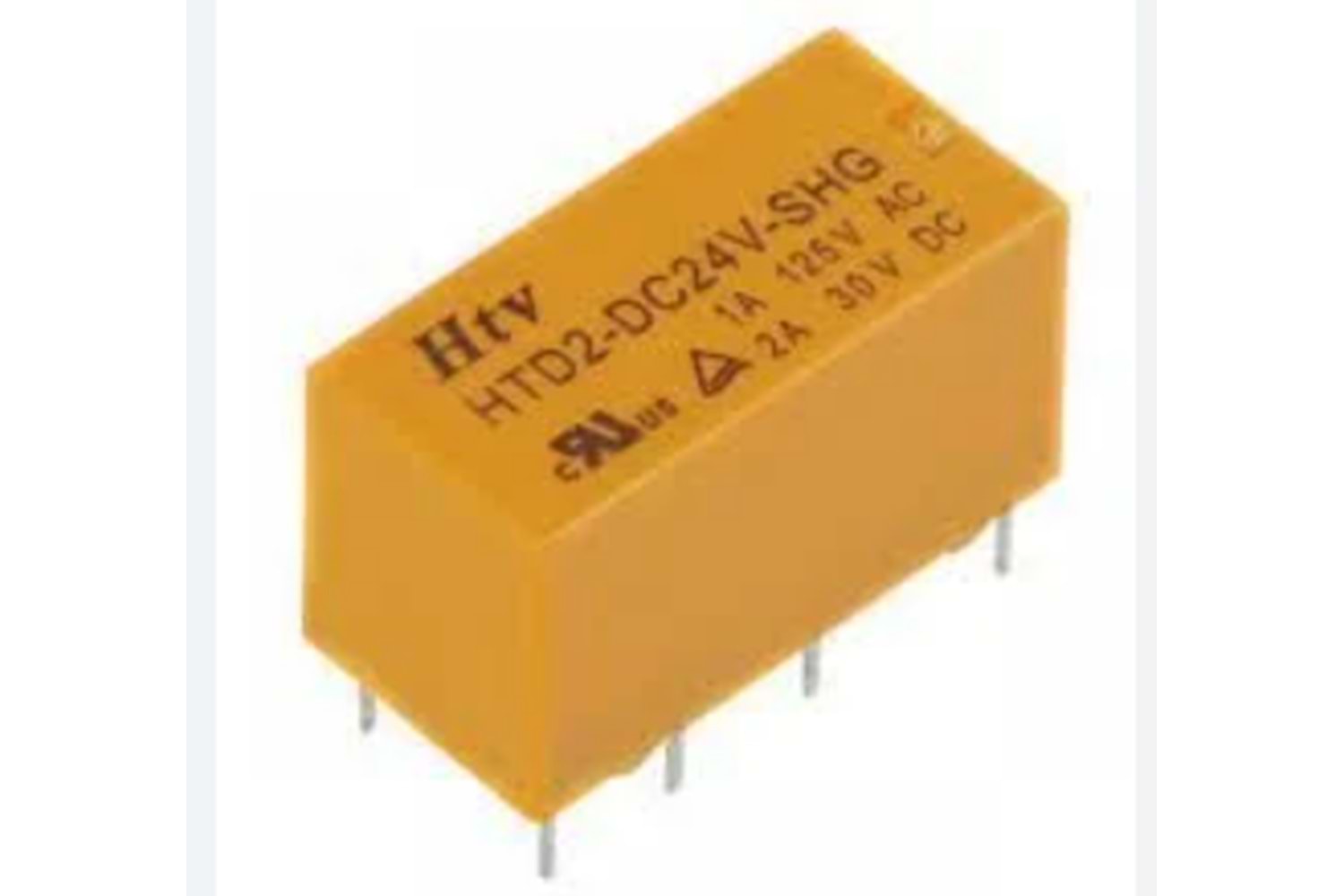 RELAY 2A 24VDC 2PNC 20.2x10mm THT