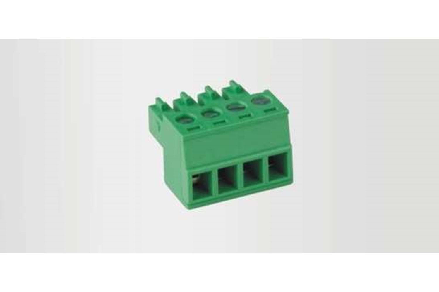TERM 4P 3.5mm 180* GREEN FEMALE