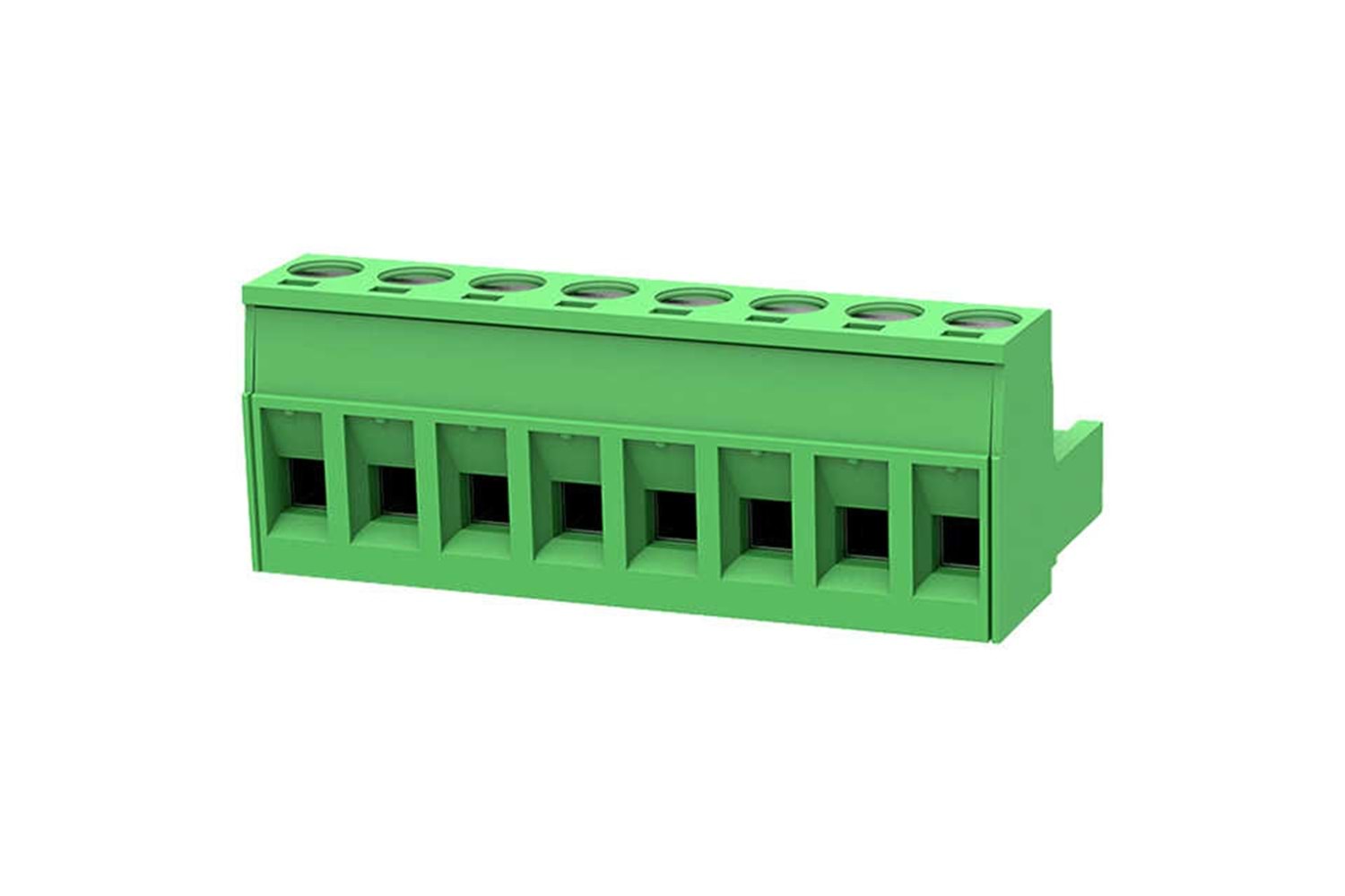 TERM 8P 5.08MM FEMALE GREEN