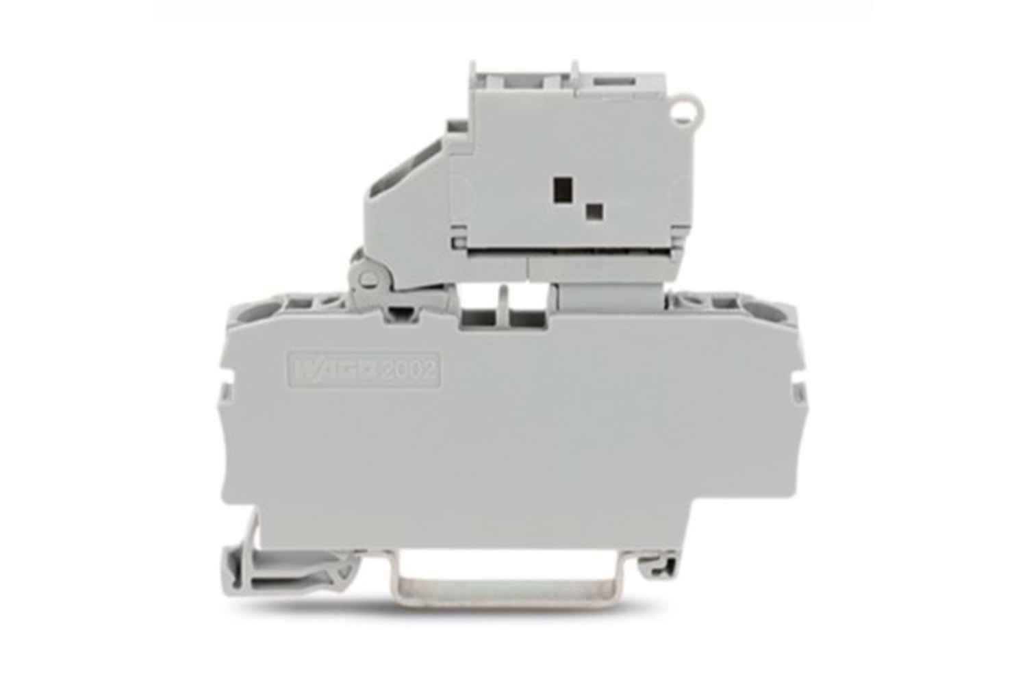 KLEMENS 2 İLETKENLİ SİGORTALI 2.5mm² GRİ