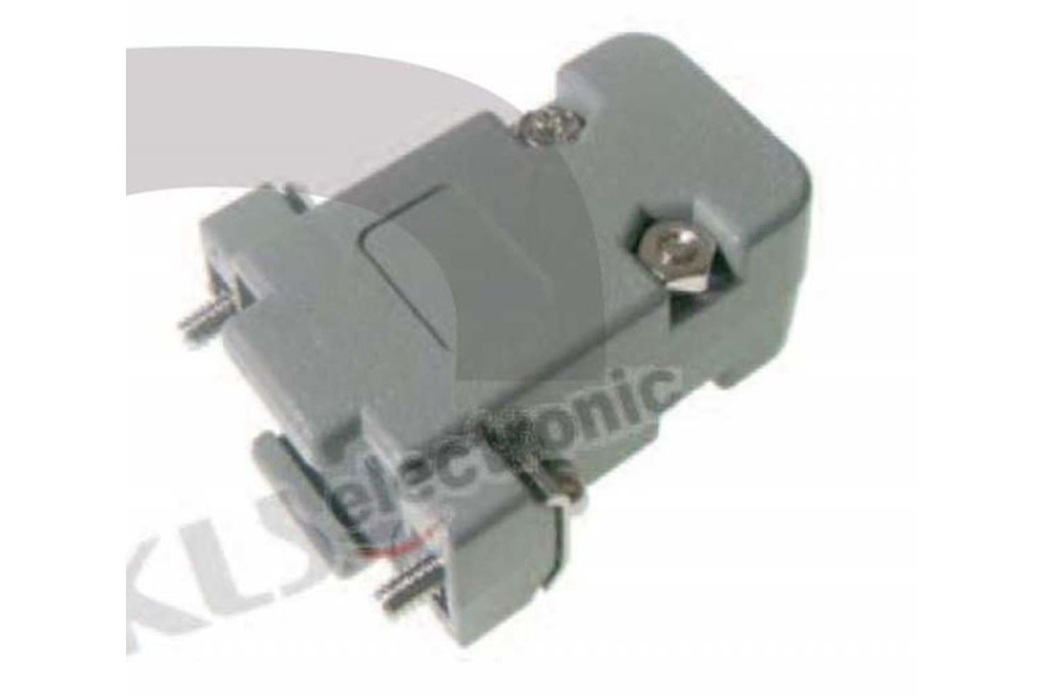 CONNECTOR DSUB 25P HOOD SHORT SCREW GRAY