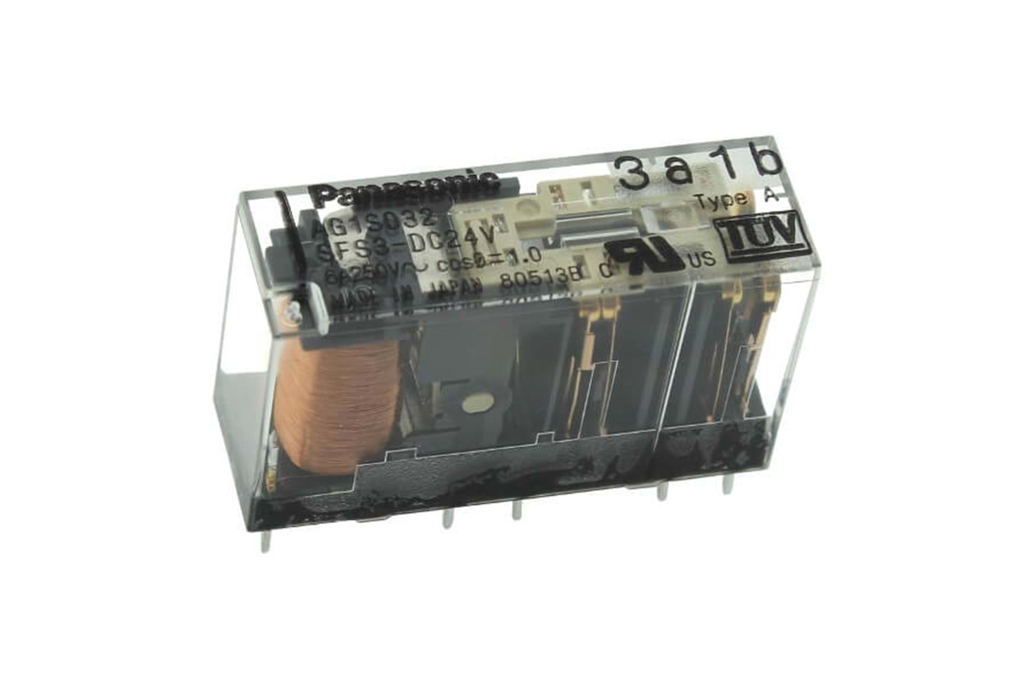 RELAY 6A 24VDC 3PNC SMALL SIZE THT