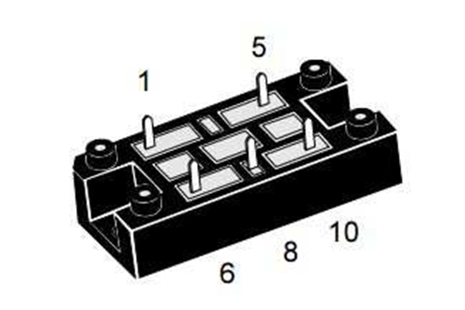 DIODE BRIDGE 30A 2000V 3PH IXYS CHASSIS