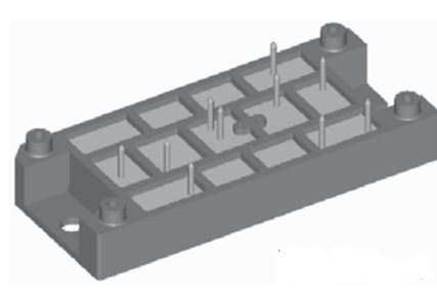 DIODE BRIDGE 130A 500V 3PH (PFC MODULE) V2-Pack CHASSIS