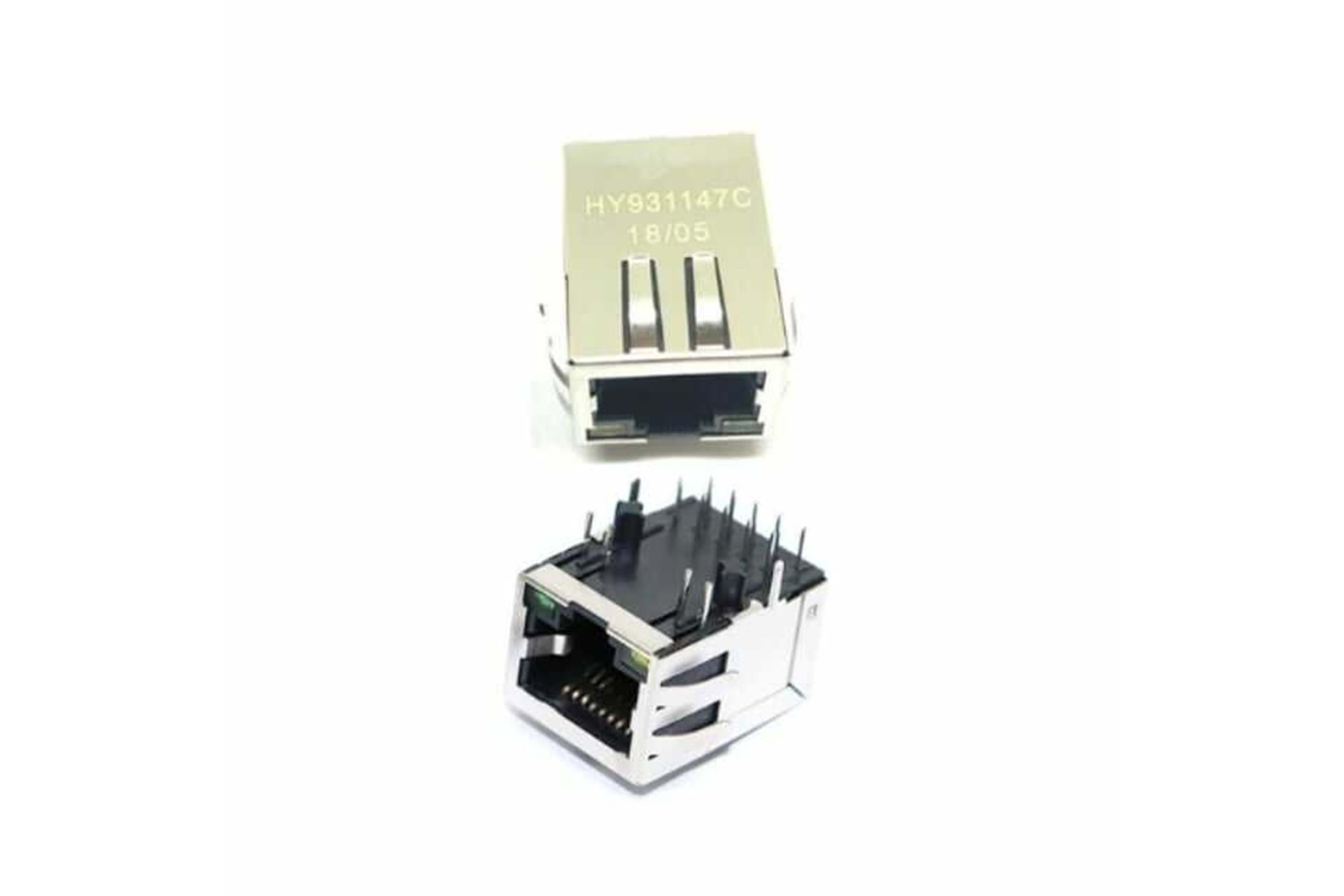 MODULAR JACK 8P8C (RJ45,Ethernet) LED(G/Y) R/A THT